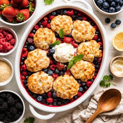 Image of Summer Berry Dumpling Cobbler
