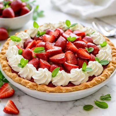 Image of Summer Fresh Strawberry Pie