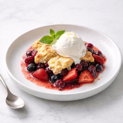 Image of Summer Fruit Cobbler