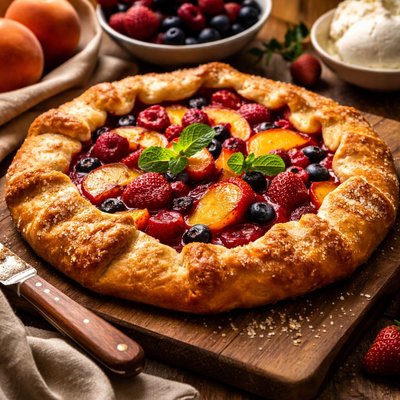 Image of Summer Fruit Crostata Ina Garten