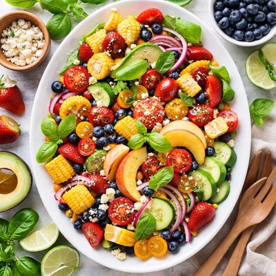 Image of Summer Fruit Vegetable Medley
