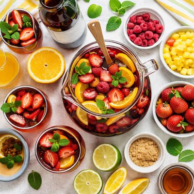 Image of Summer Spanish Sangria Get the Party Started