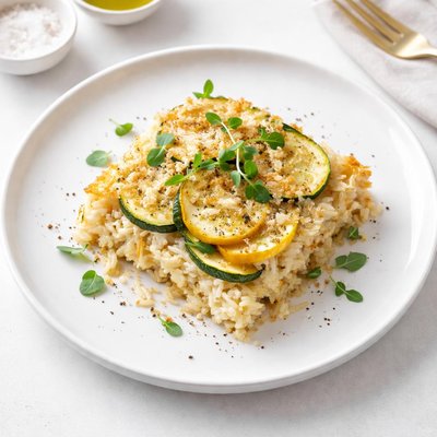 Image of Summer Squash Rice Gratin