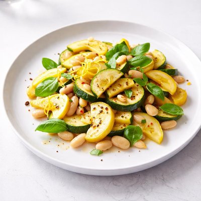 Image of Summer Squash White Bean Saut