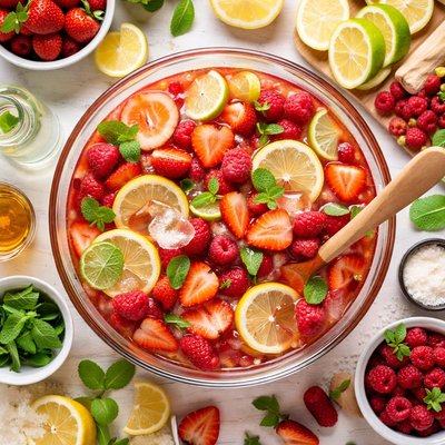 Image of Summer Strawberry Punch Alcoholic or Non