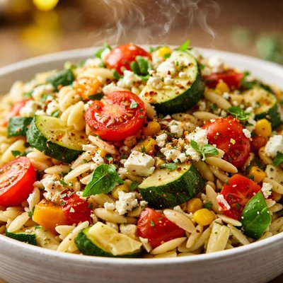 Image of Summer Vegetable and Orzo Salad