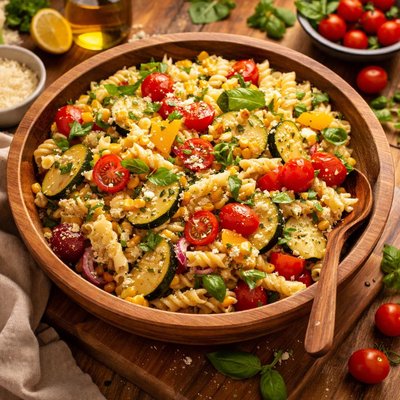 Image of Summer Vegetable Pasta Salad