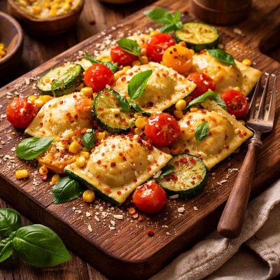 Image of Summer Vegetable Ravioli