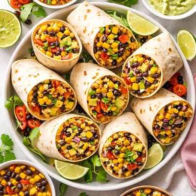 Image of Summer Veggie Burritos
