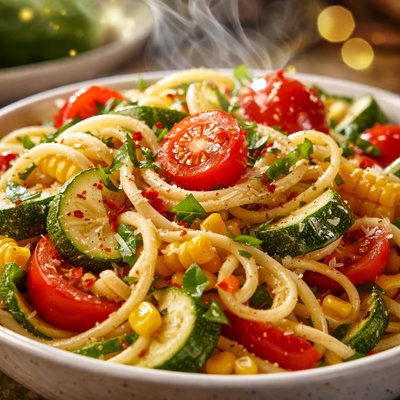 Image of Summer Veggie Pasta Dinner
