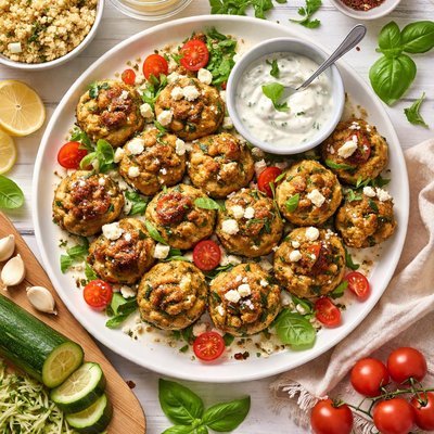Image of Summer Zucchini Meatballs