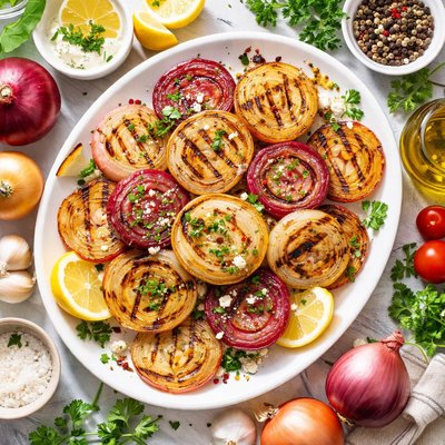 Image of Summertime Grilled Onions