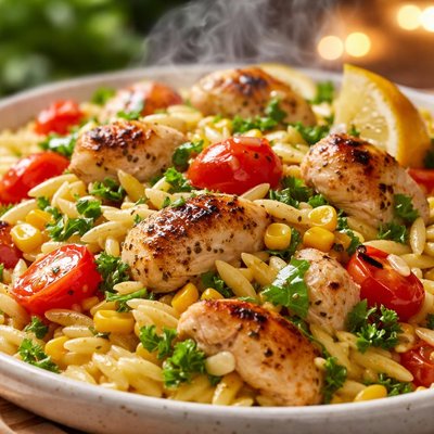 Image of Summertime Orzo Chicken