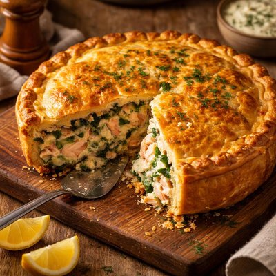 Image of Sumptuous Salmon Pie