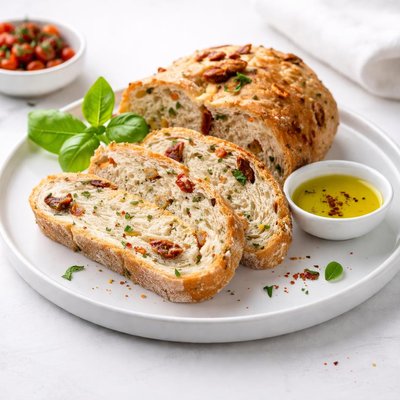 Image of Sun Dried Tomato and Basil Bread