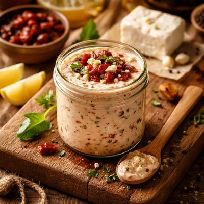 Image of Sun Dried Tomato and Goat Cheese Dressing
