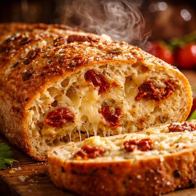 Image of Sun Dried Tomato and Provolone Bread