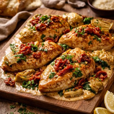 Image of Sun Dried Tomato Artichoke Chicken