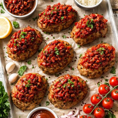 Image of Sun Dried Tomato Mini Meatloaves