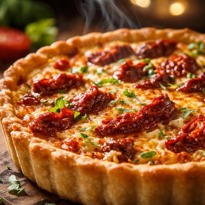 Image of Sun Dried Tomato Quiche