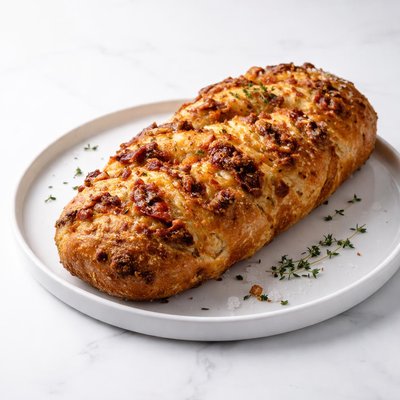 Image of Sun Dried Tomatoes and Asiago Cheese Bread