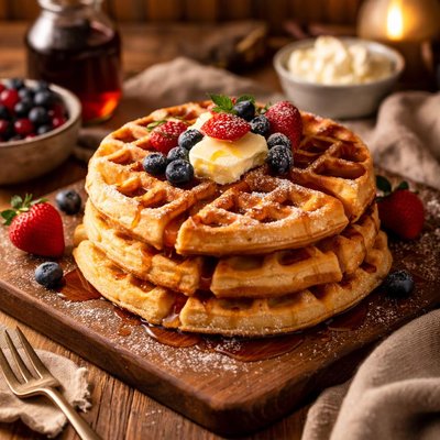 Image of Sunday Supper Waffles