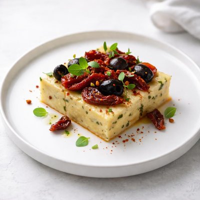 Image of Sundried Tomato and Olive Polenta Ancient Renaissance Recipe