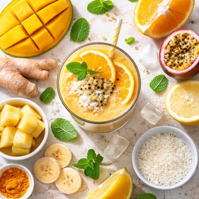 Image of Sunshine in a Glass Smoothie