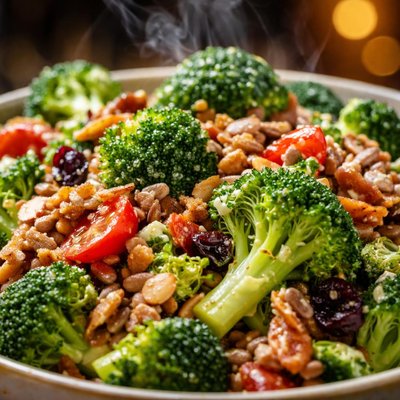Image of Sunshine Nutty Broccoli Salad Toss