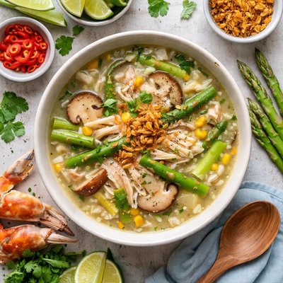 Image of Sup Mang Tay Cua Vietnamese Asparagus Crab Soup