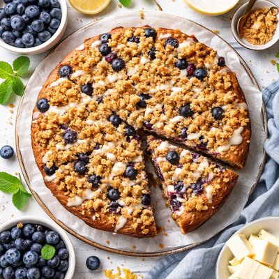 Image of Super Blueberry Coffee Cake