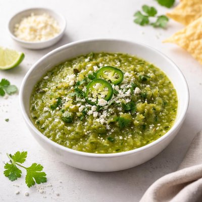 Image of Super Bowl Tomatillo Salsa Verde
