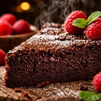 Image of Super Chocolatey Flourless Cake