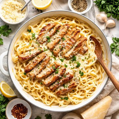 Image of Super Creamy Chicken Alfredo