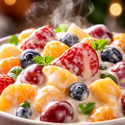 Image of Super Creamy Fruit Salad