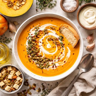 Image of Super Creamy Pumpkin Soup