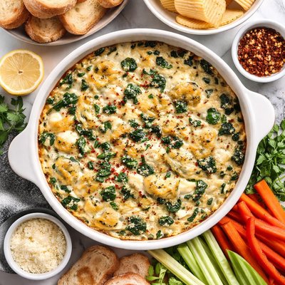 Image of Super Duper Spinach Artichoke Dip