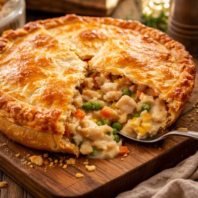 Image of Super Easy and Inexpensive Chicken Pot Pie
