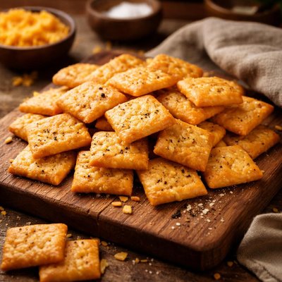 Image of Super Easy Cheese Crackers
