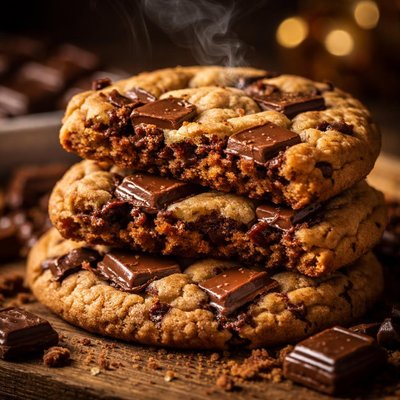 Image of Super Easy Chocolate Bar Cookies