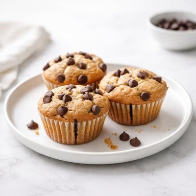 Image of Super Easy Chocolate Chip Muffins