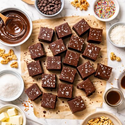 Image of Super Easy Dark Chocolate Fudge