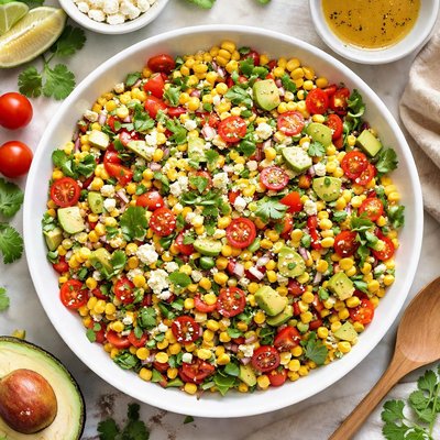 Image of Super Easy Fresh Corn Salad