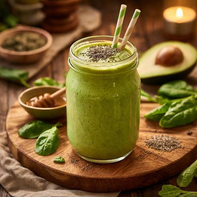 Image of Super Easy Green Tea Smoothie
