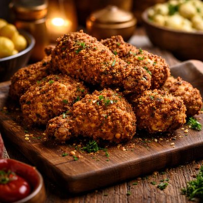 Image of Super Easy Oven Fried Chicken