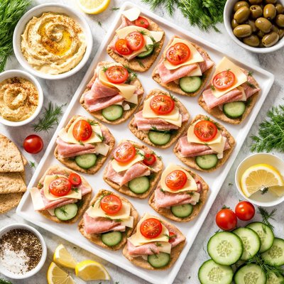 Image of Super Easy Turkey Pastrami Appetizer