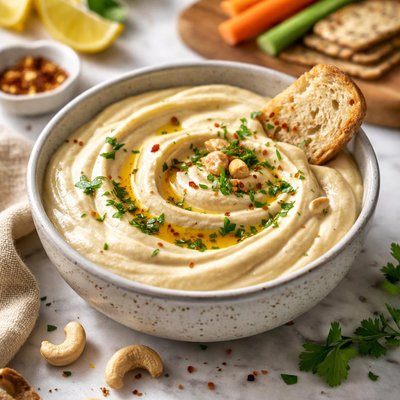Image of Super Fantastic Vegan Cashew Cheese Slices Sauce or Dip