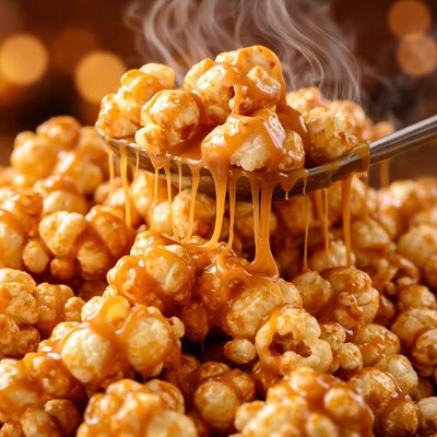 Image of Super Fast Delicious Easy and Ooey Gooey Caramel Corn