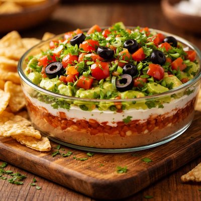 Image of Super Fast Low Fat Layered Dip