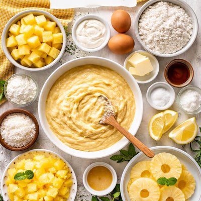 Image of Super Fast Queensland Pineapple Cake No Cake Mix